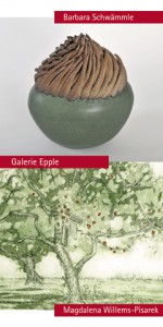 Ausstellung Grafik: Willems-Pisarek / Keramik: Schwämle, Galerie Epple, Türkheim
