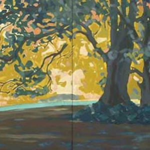 Unter dem Baum, Öl mit Wachs, 73 x 174 cm, 2004
Thomas Dachser-Gedenkpreis 2005